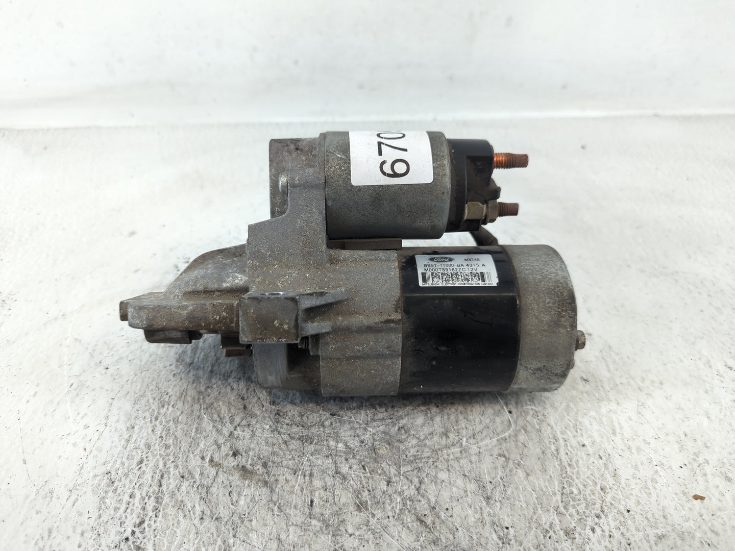 2012-2018 Ford Focus Car Starter Motor Solenoid OEM P/N:M000T89182ZC BB5T-11000-BA Fits OEM Used Auto Parts - Oemusedautopar