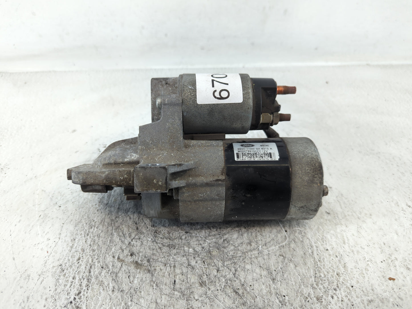 2012-2018 Ford Focus Car Starter Motor Solenoid OEM P/N:M000T89182ZC BB5T-11000-BA Fits OEM Used Auto Parts - Oemusedautopar
