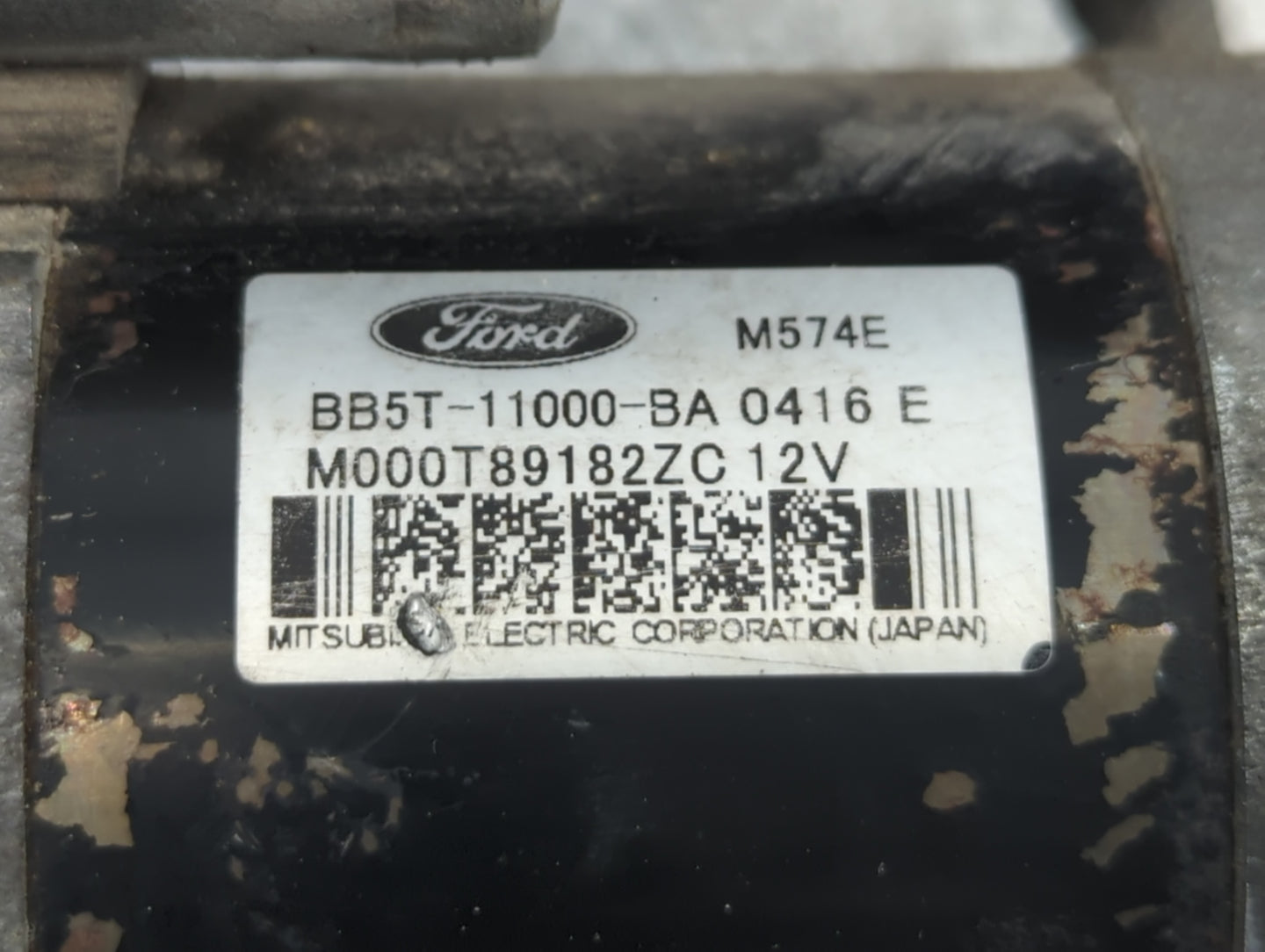 2012-2018 Ford Focus Car Starter Motor Solenoid OEM P/N:M000T89182ZC BB5T-11000-BA Fits OEM Used Auto Parts - Oemusedautopar