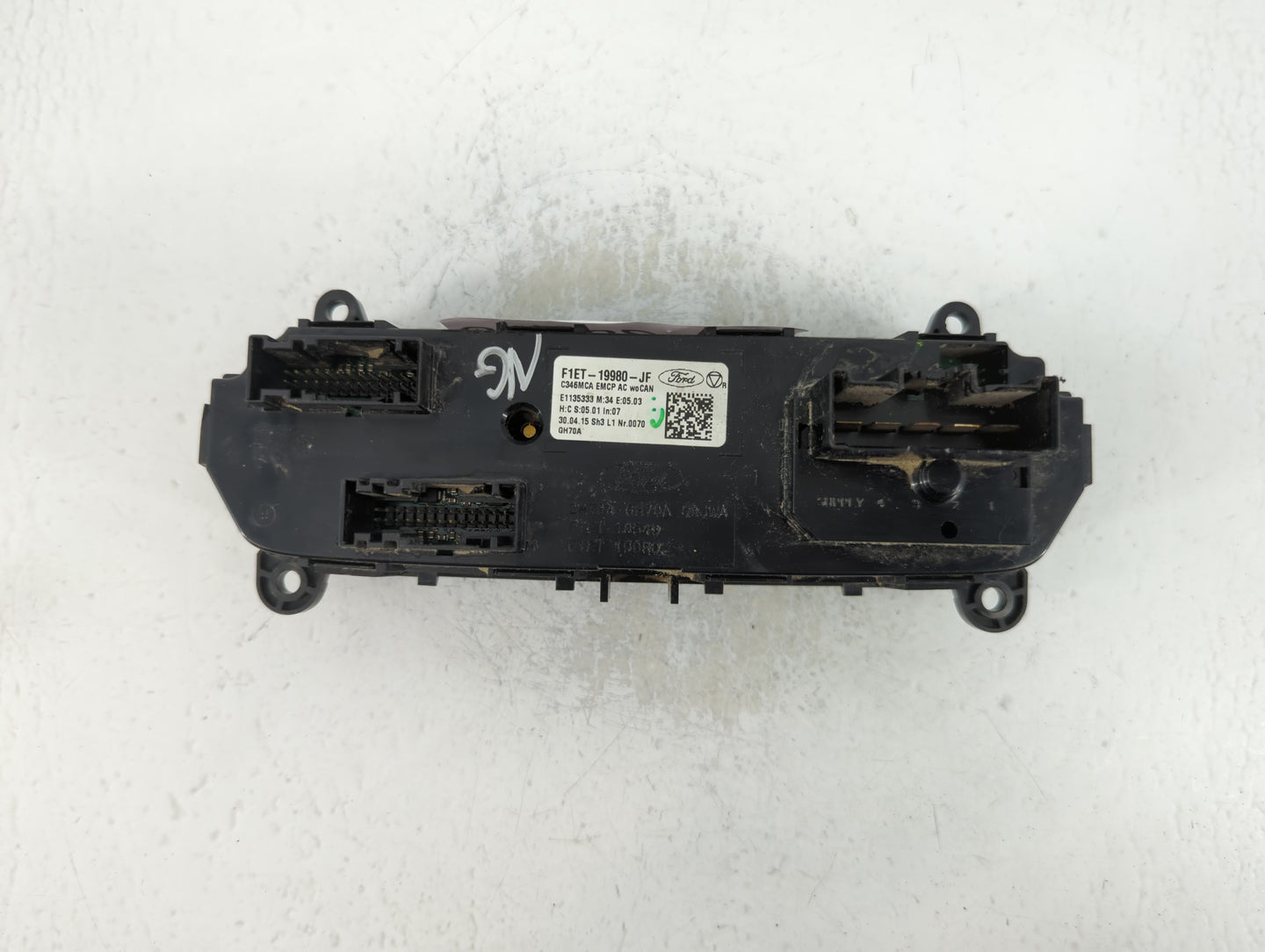 2015-2018 Ford Focus Climate Control Module Temperature AC/Heater Replacement P/N:F1ET-19980-JF Fits Fits 2015 2016 2017 201