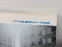 2016 Ford Focus Owners Manual Book Guide P/N:GM5J 19A321 AA OEM Used Auto Parts - Oemusedautoparts1.com
