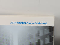 2016 Ford Focus Owners Manual Book Guide P/N:GM5J 19A321 AA OEM Used Auto Parts - Oemusedautoparts1.com