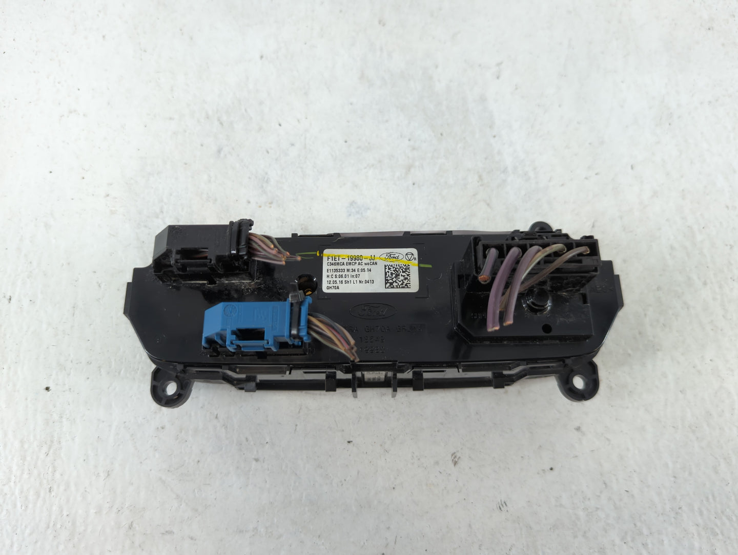 2015-2018 Ford Focus Climate Control Module Temperature AC/Heater Replacement P/N:F1ET-19980-JJ Fits Fits 2015 2016 2017 201
