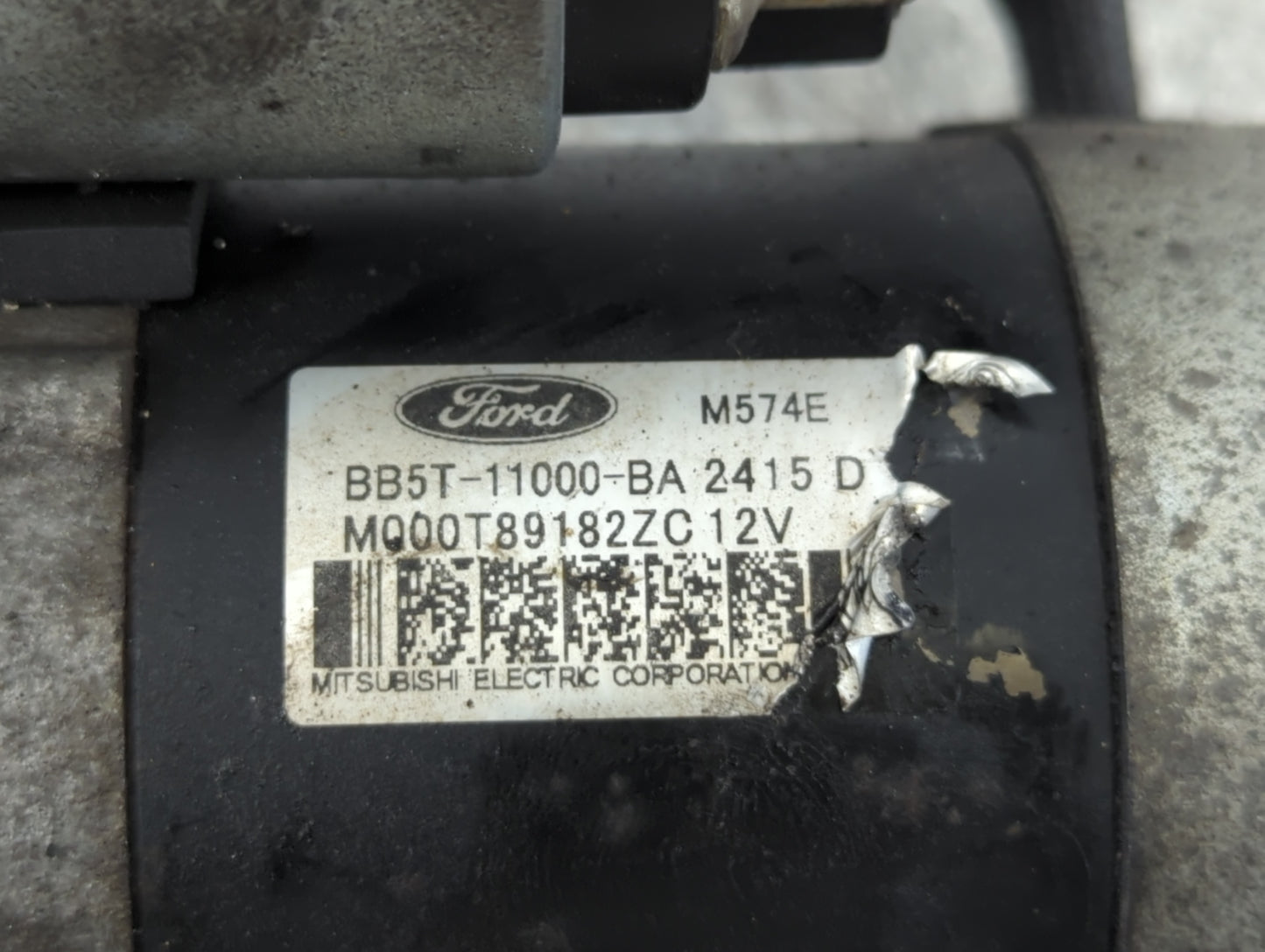 2012-2018 Ford Focus Car Starter Motor Solenoid OEM P/N:M000T89182ZC BB5T-11000-BA Fits OEM Used Auto Parts - Oemusedautopar