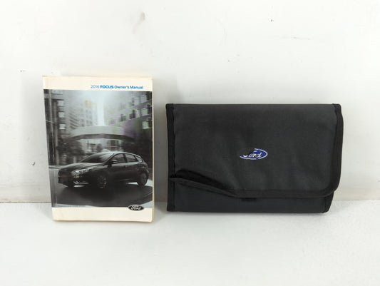 2016 Ford Focus Owners Manual Book Guide P/N:GM5J19A321AA OEM Used Auto Parts - Oemusedautoparts1.com