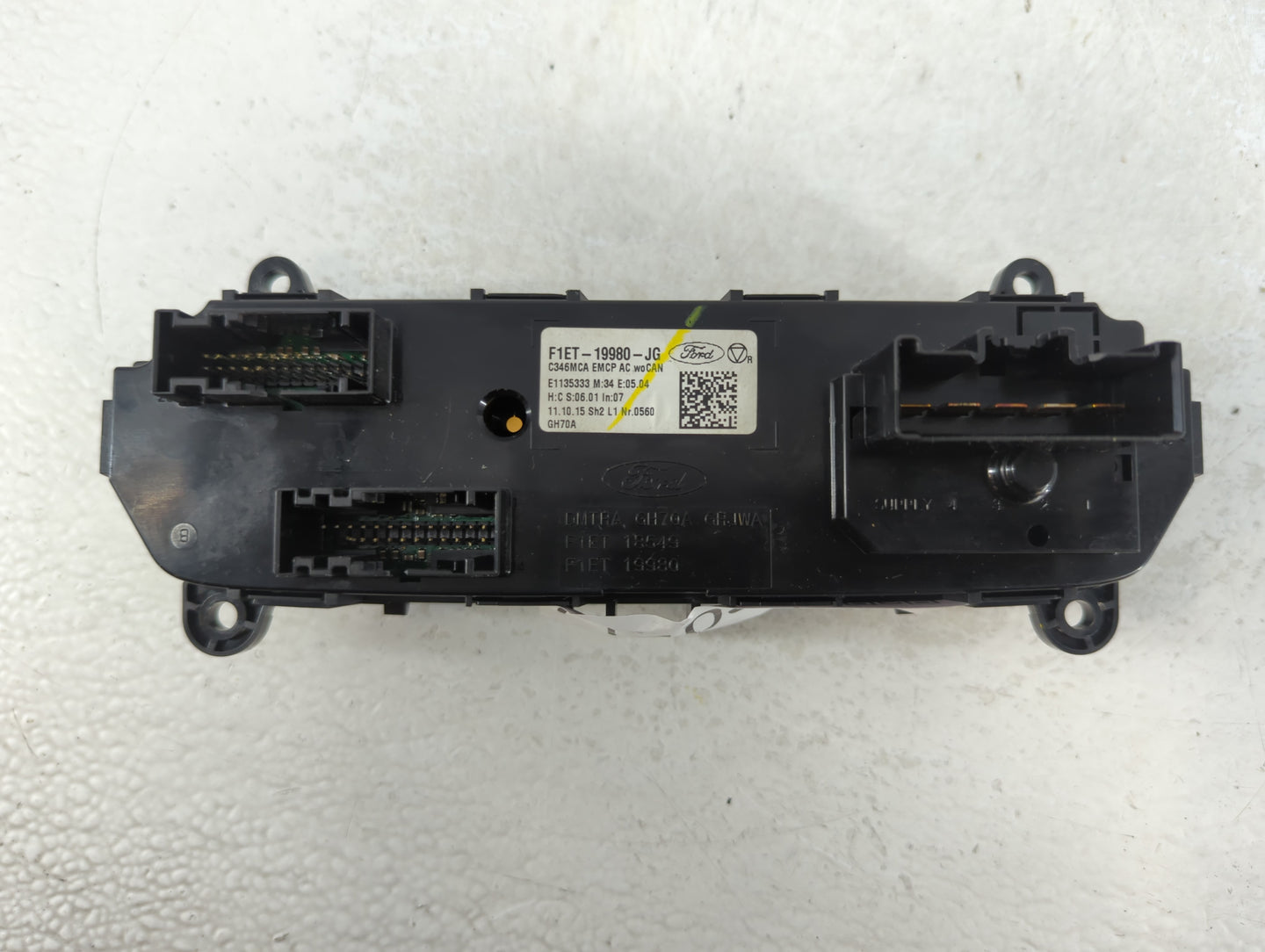 2015-2018 Ford Focus Climate Control Module Temperature AC/Heater Replacement P/N:F1ET-19980-JG Fits Fits 2015 2016 2017 201