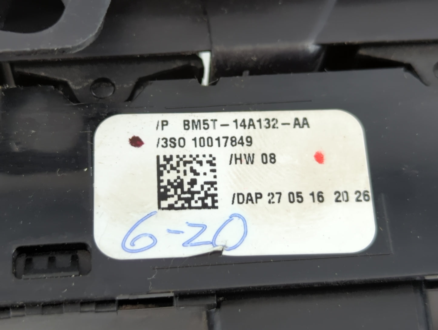 2012-2018 Ford Focus Master Power Window Switch Replacement Driver Side Left P/N:BM5T-14A132-AA Fits OEM Used Auto Parts - O