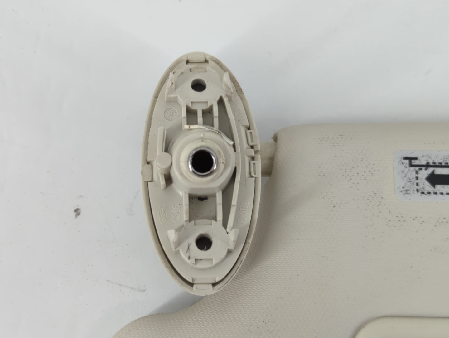 2015 Ford Focus Sun Visor Shade Replacement Driver Left Mirror Fits OEM Used Auto Parts - Oemusedautoparts1.com
