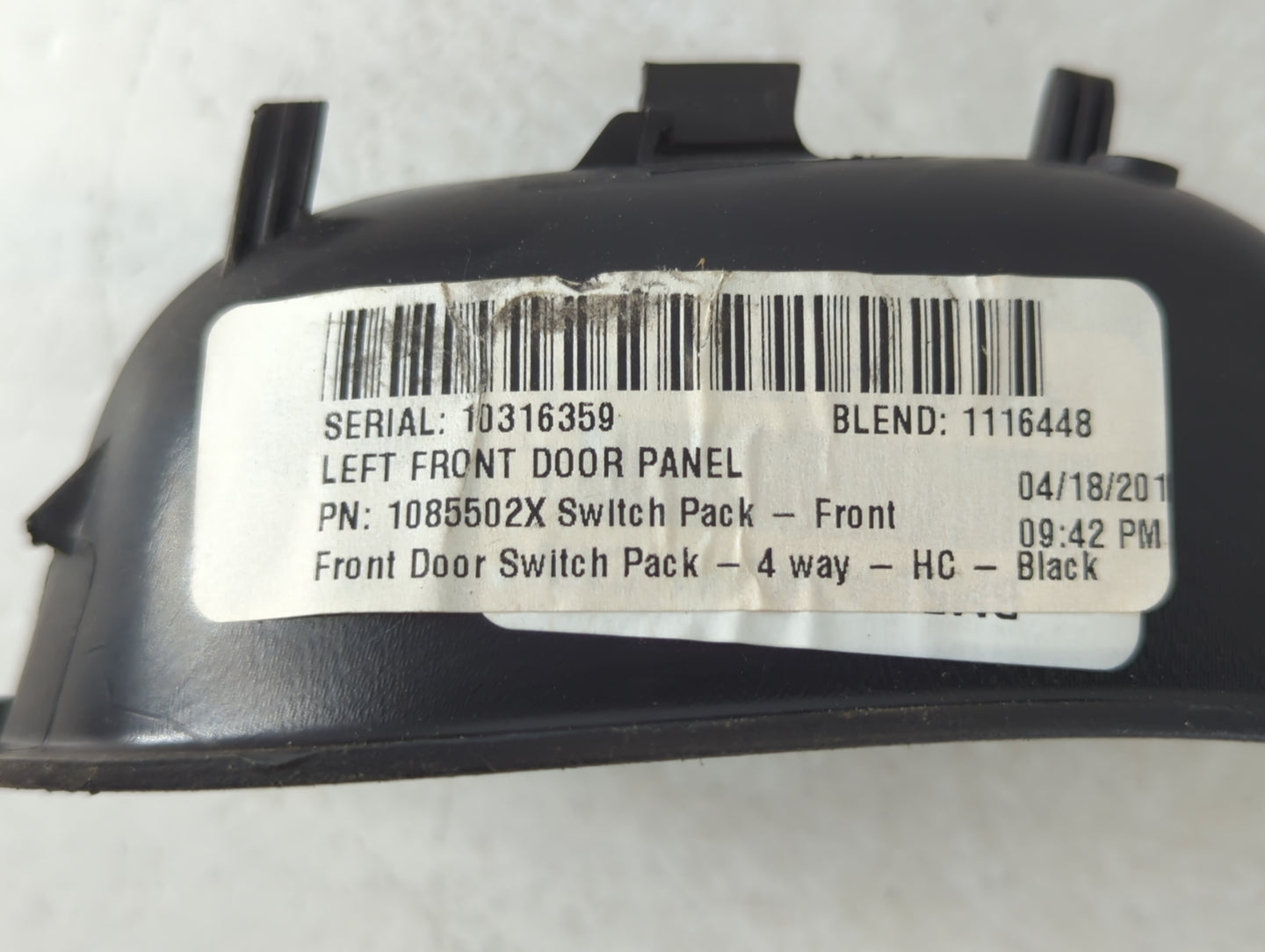 2012-2018 Ford Focus Master Power Window Switch Replacement Driver Side Left P/N:1085502X 10316359 Fits OEM Used Auto Parts 
