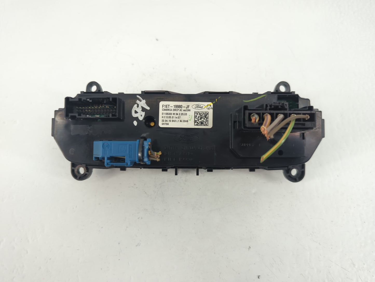 2015-2018 Ford Focus Climate Control Module Temperature AC/Heater Replacement P/N:F1ET-19980-JF Fits Fits 2015 2016 2017 201