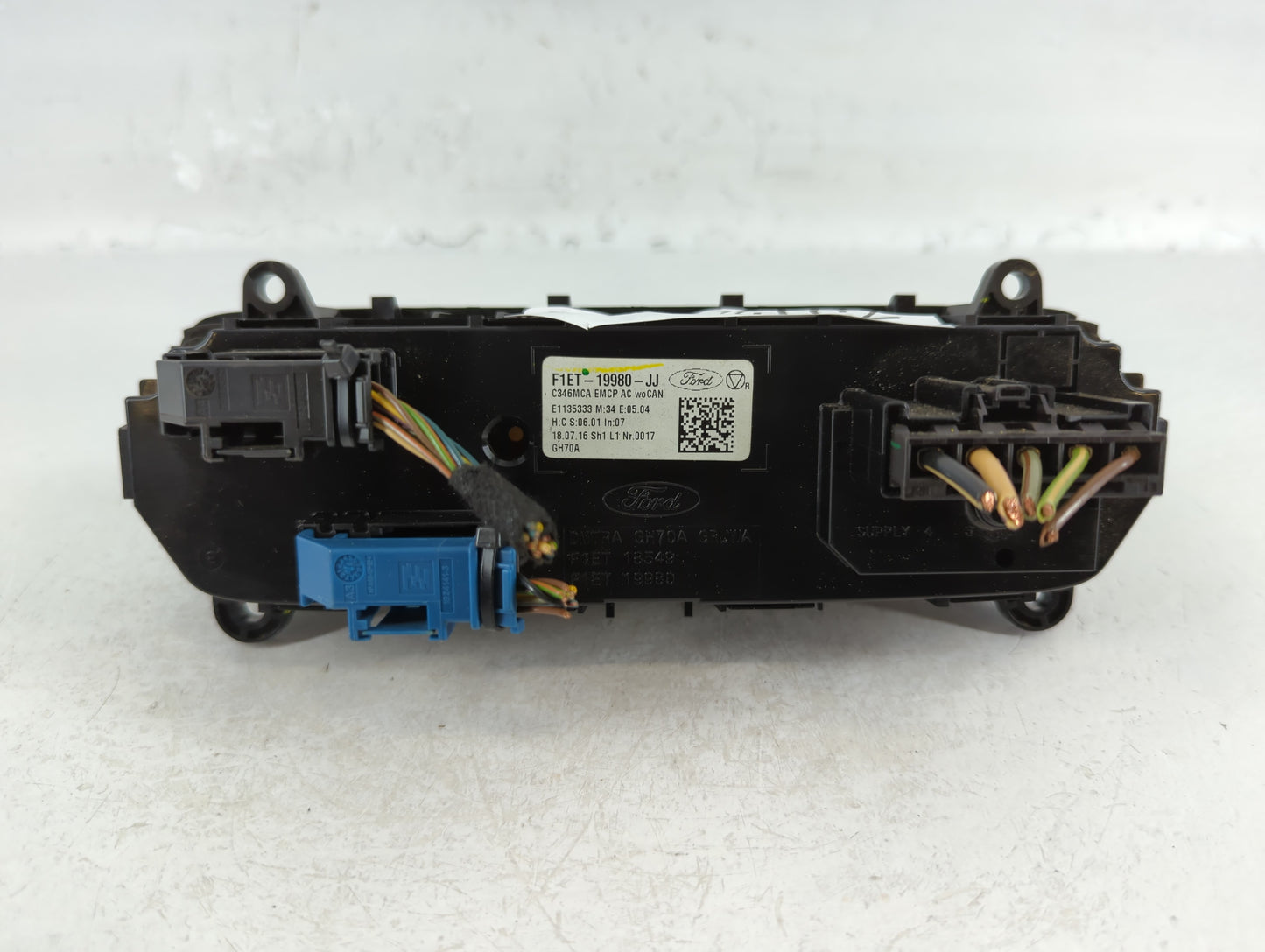 2015-2018 Ford Focus Climate Control Module Temperature AC/Heater Replacement P/N:F1ET-19980-JJ Fits Fits 2015 2016 2017 201