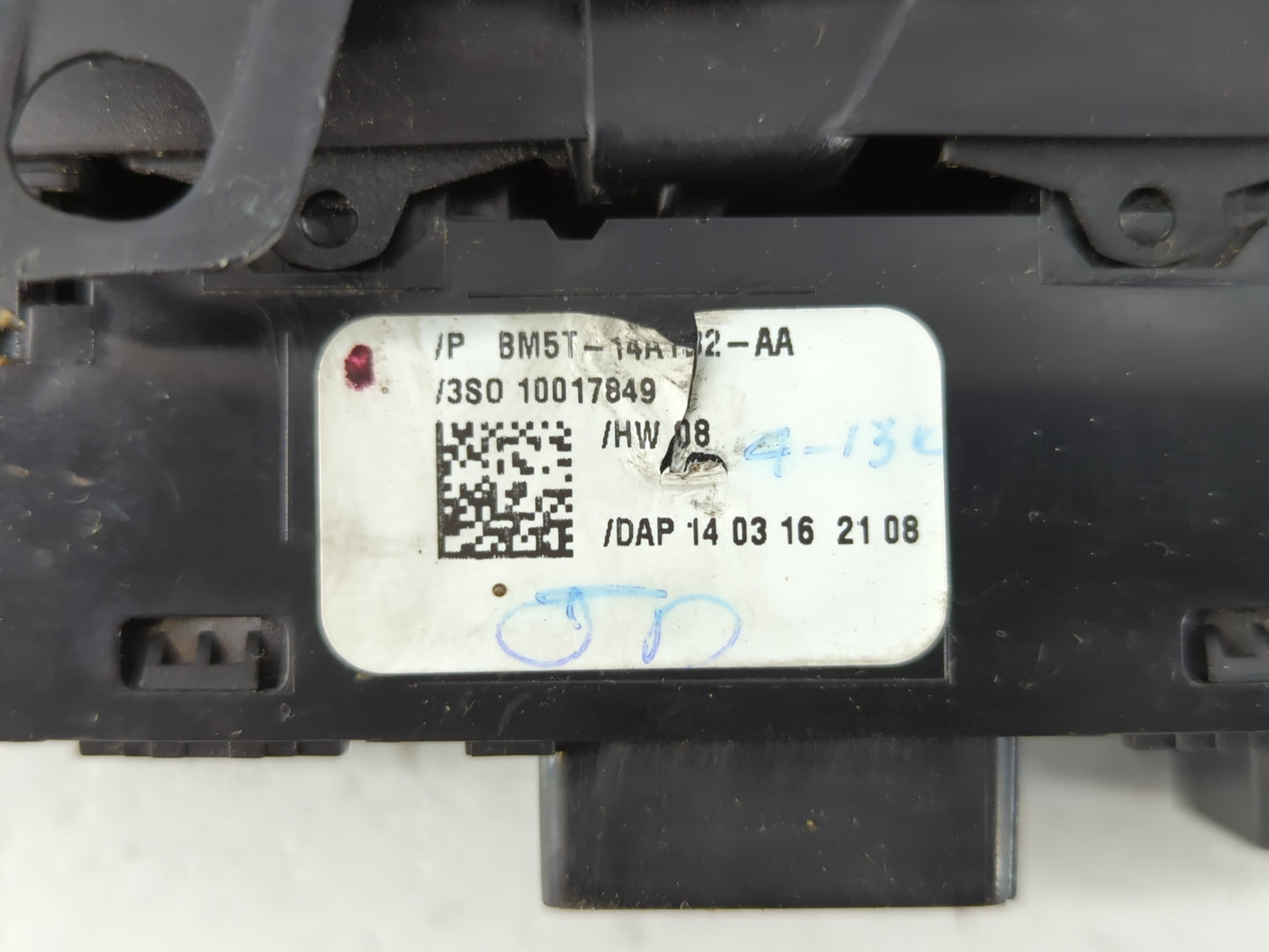 2012-2018 Ford Focus Master Power Window Switch Replacement Driver Side Left P/N:BM5T-14A7B2-AA Fits OEM Used Auto Parts - O