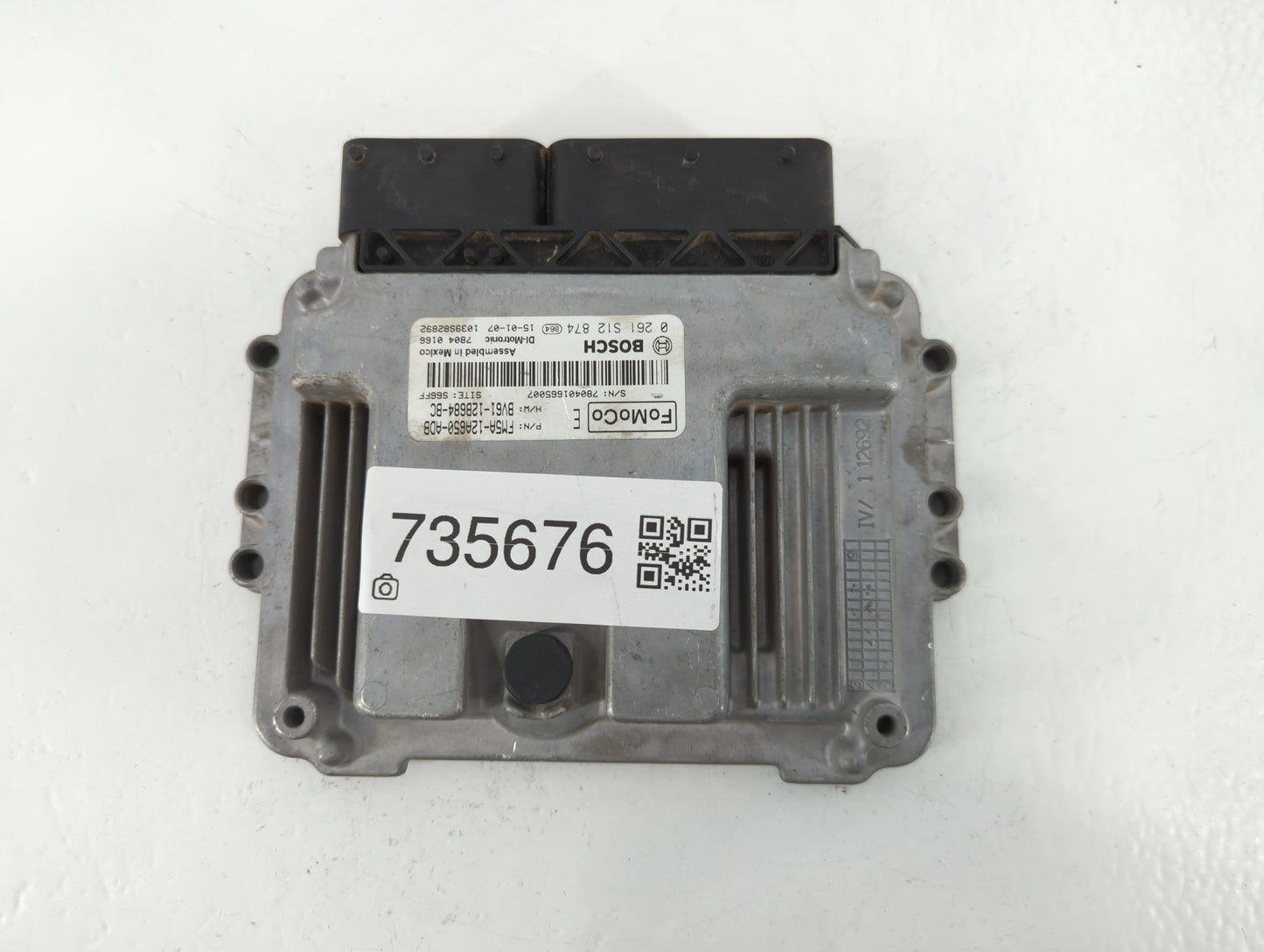 2013-2018 Ford Focus PCM Engine Control Computer ECU ECM PCU OEM P/N:0 261 S12 874 BV61-12B684-BC Fits OEM Used Auto Parts -