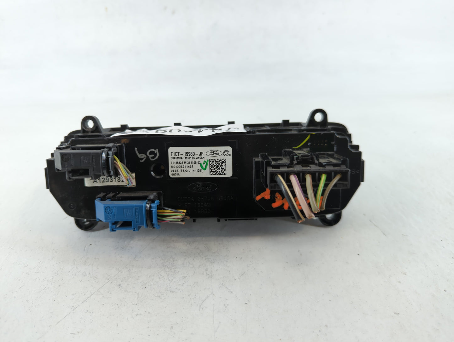 2015-2018 Ford Focus Climate Control Module Temperature AC/Heater Replacement P/N:F1ET-19980-JF Fits Fits 2015 2016 2017 201