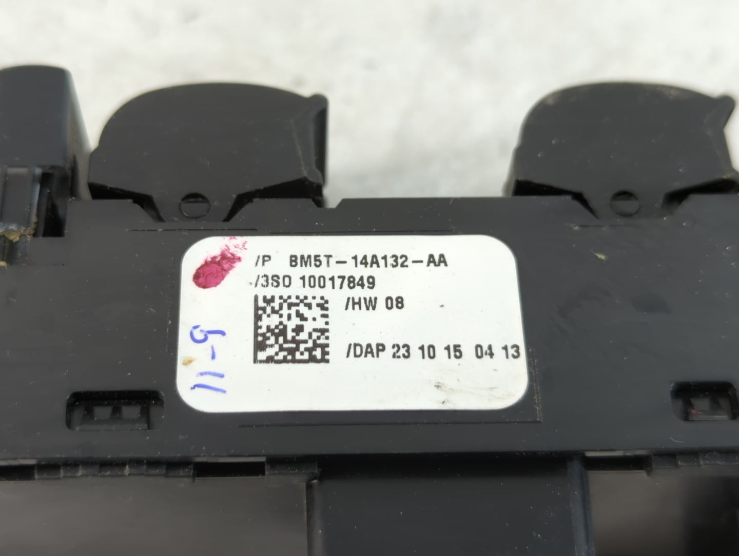 2012-2018 Ford Focus Master Power Window Switch Replacement Driver Side Left P/N:BM5T-14A132-AA Fits OEM Used Auto Parts - O