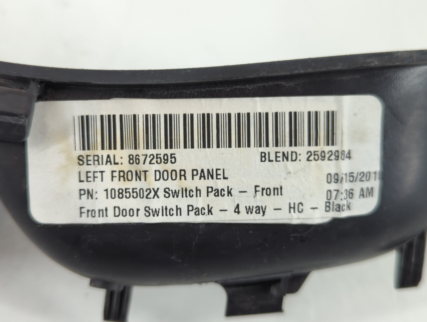 2012-2018 Ford Focus Master Power Window Switch Replacement Driver Side Left P/N:1085502X Fits OEM Used Auto Parts - Oemused