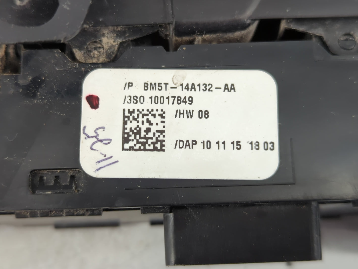 2012-2018 Ford Focus Master Power Window Switch Replacement Driver Side Left P/N:BM5T-14A132-AA Fits OEM Used Auto Parts - O