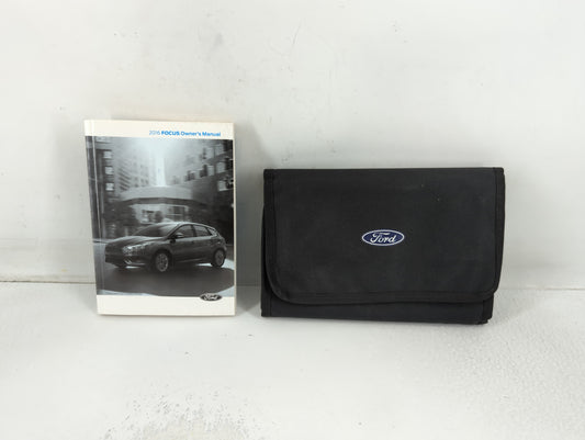 2016 Ford Focus Owners Manual Book Guide OEM Used Auto Parts - Oemusedautoparts1.com