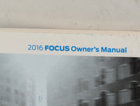 2016 Ford Focus Owners Manual Book Guide OEM Used Auto Parts - Oemusedautoparts1.com