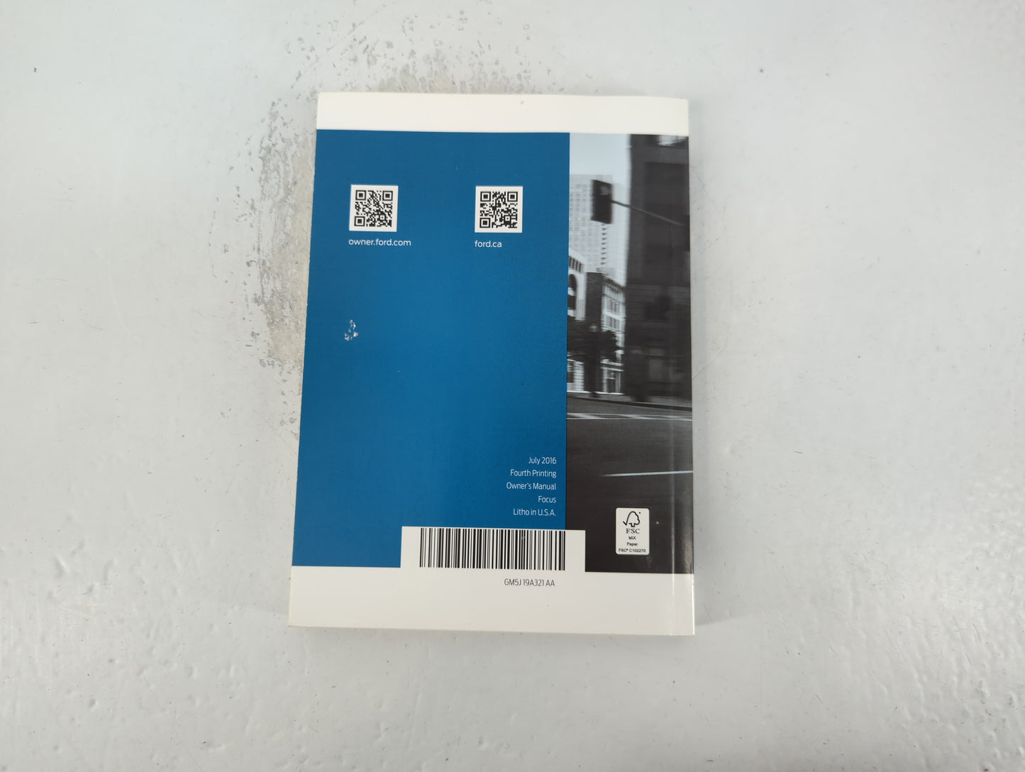 2016 Ford Focus Owners Manual Book Guide OEM Used Auto Parts - Oemusedautoparts1.com
