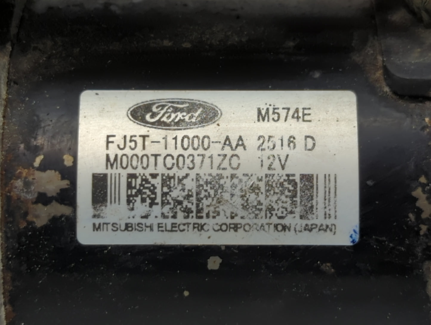 2012-2018 Ford Focus Car Starter Motor Solenoid OEM P/N:FJ5T-11000-AA M000TC0371ZC Fits OEM Used Auto Parts - Oemusedautopar