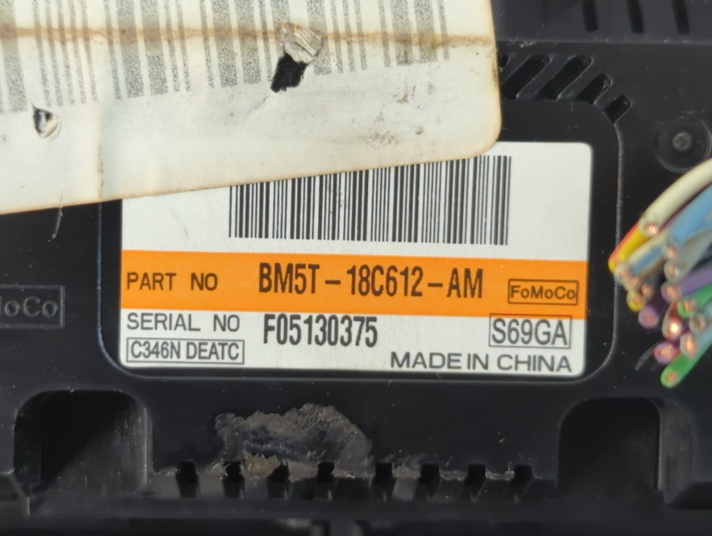 2015-2018 Ford Focus Climate Control Module Temperature AC/Heater Replacement P/N:BM5T-18C612-AM Fits Fits 2015 2016 2017 20