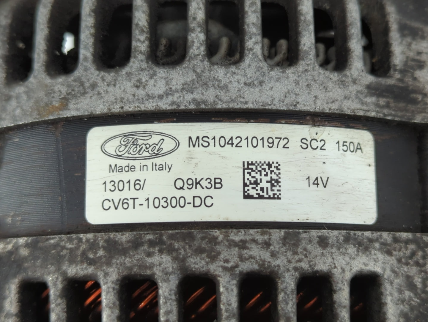 2015-2018 Ford Focus Alternator Replacement Generator Charging Assembly Engine OEM P/N:CV6T-10300-DC Fits Fits 2015 2016 201
