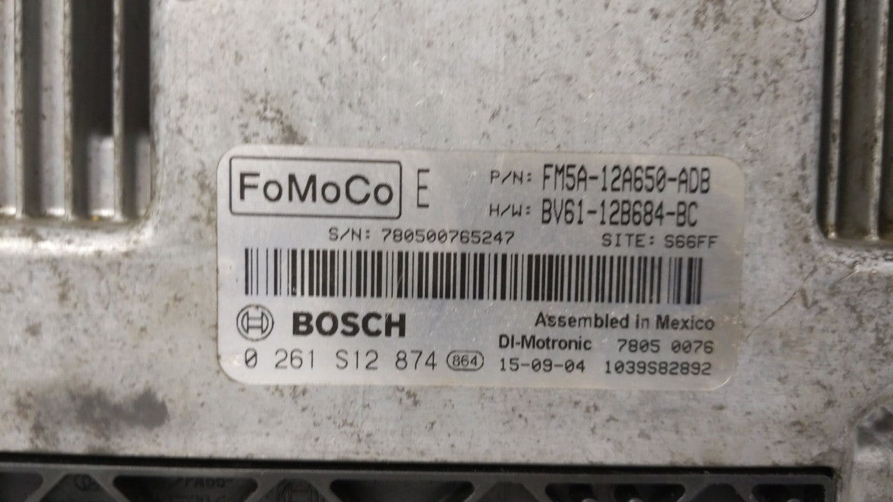 2013-2018 Ford Focus PCM Engine Control Computer ECU ECM PCU OEM P/N:FM5A-12A650-ADB Fits Fits 2013 2014 2015 2016 2017 2018