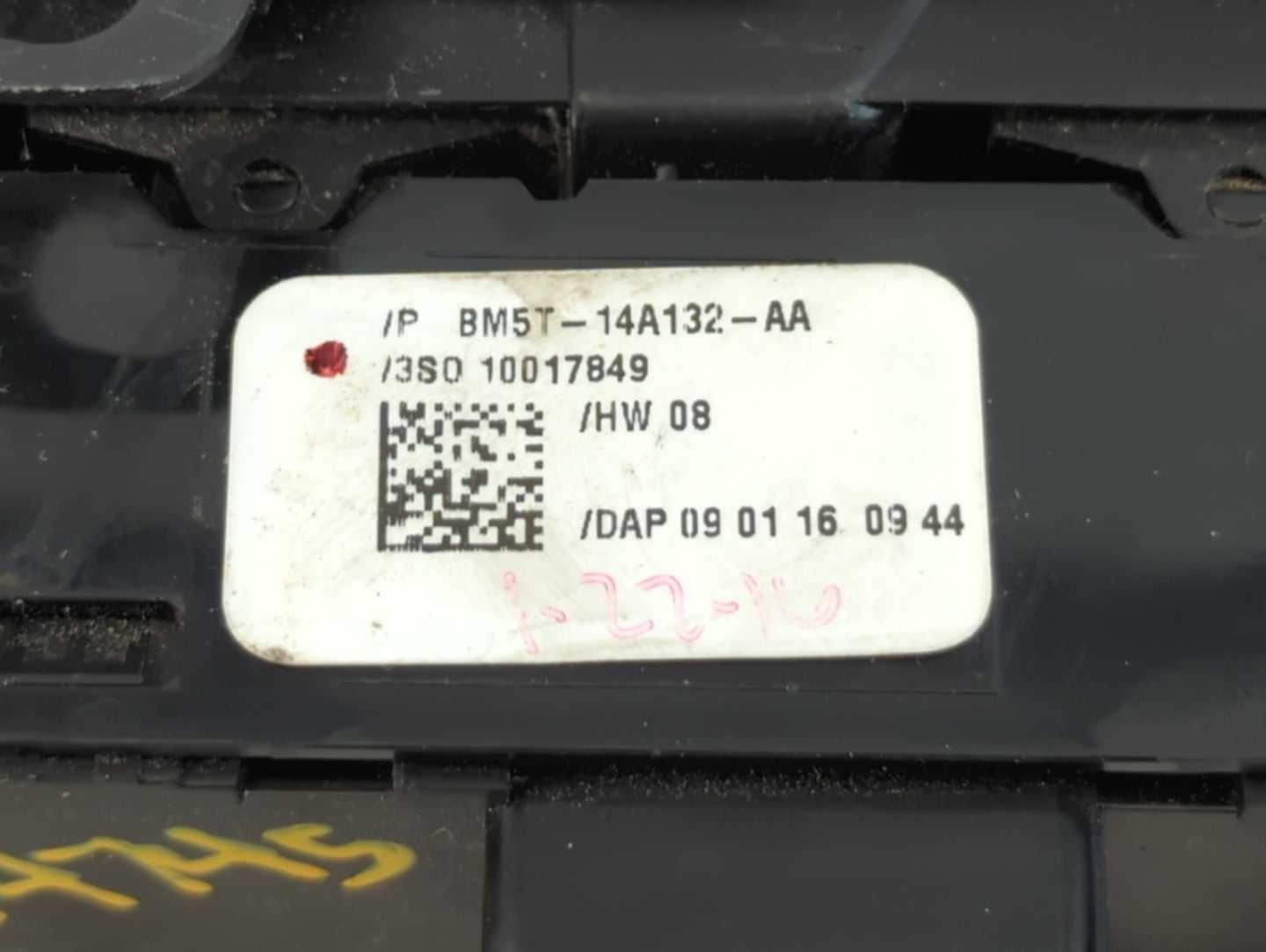 2015-2018 Ford Focus Master Power Window Switch Replacement Driver Side Left P/N:BM5T-14A132-AA Fits OEM Used Auto Parts - O