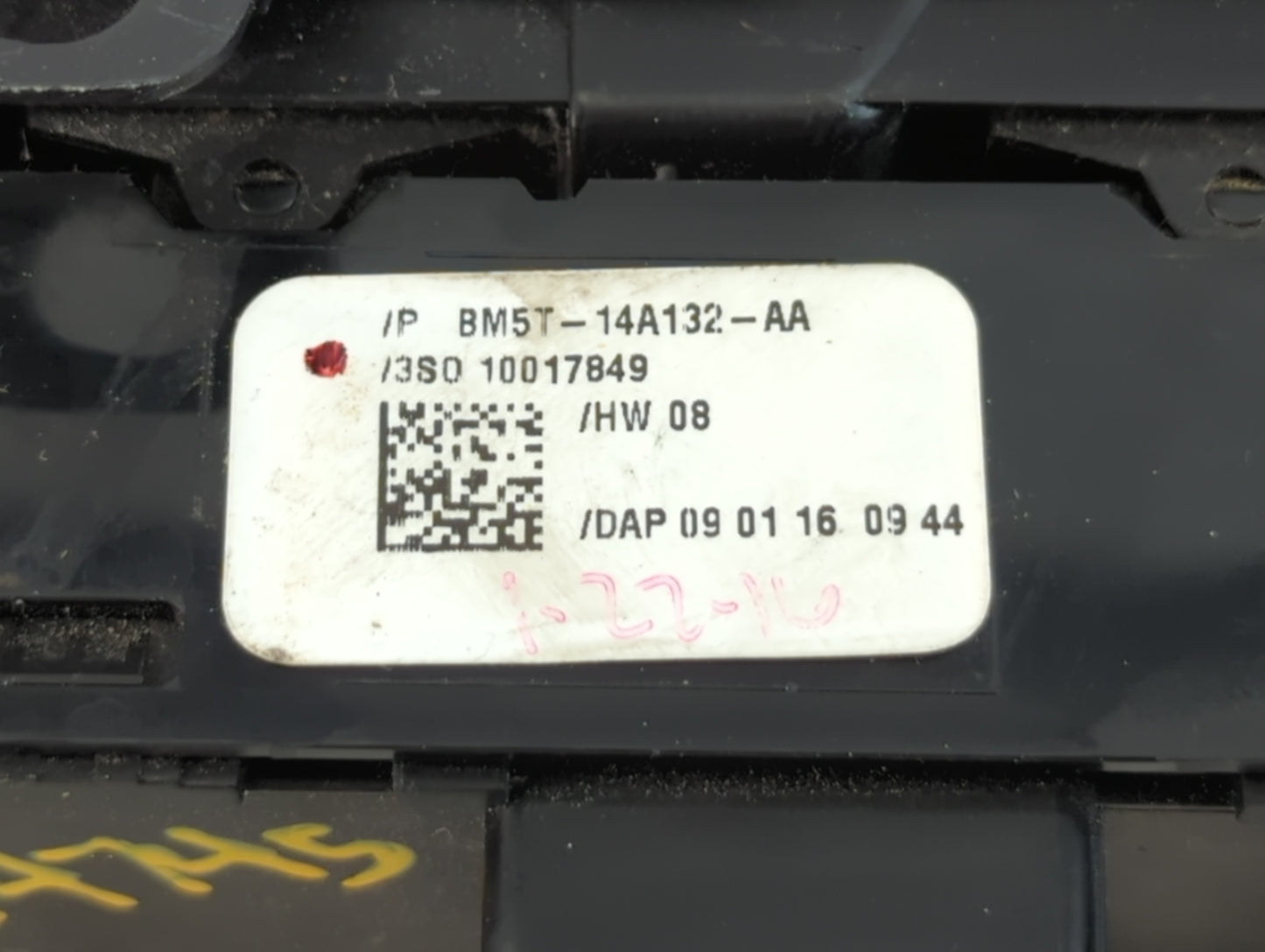 2015-2018 Ford Focus Master Power Window Switch Replacement Driver Side Left P/N:BM5T-14A132-AA Fits OEM Used Auto Parts - O
