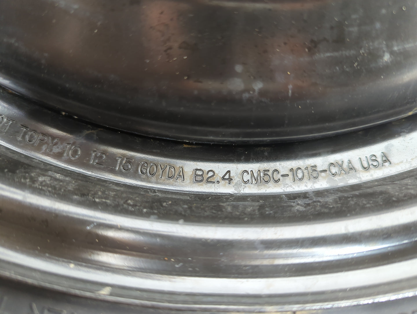 2012-2018 Ford Focus Spare Donut Tire Wheel Rim Oem 880583 - Oemusedautoparts1.com
