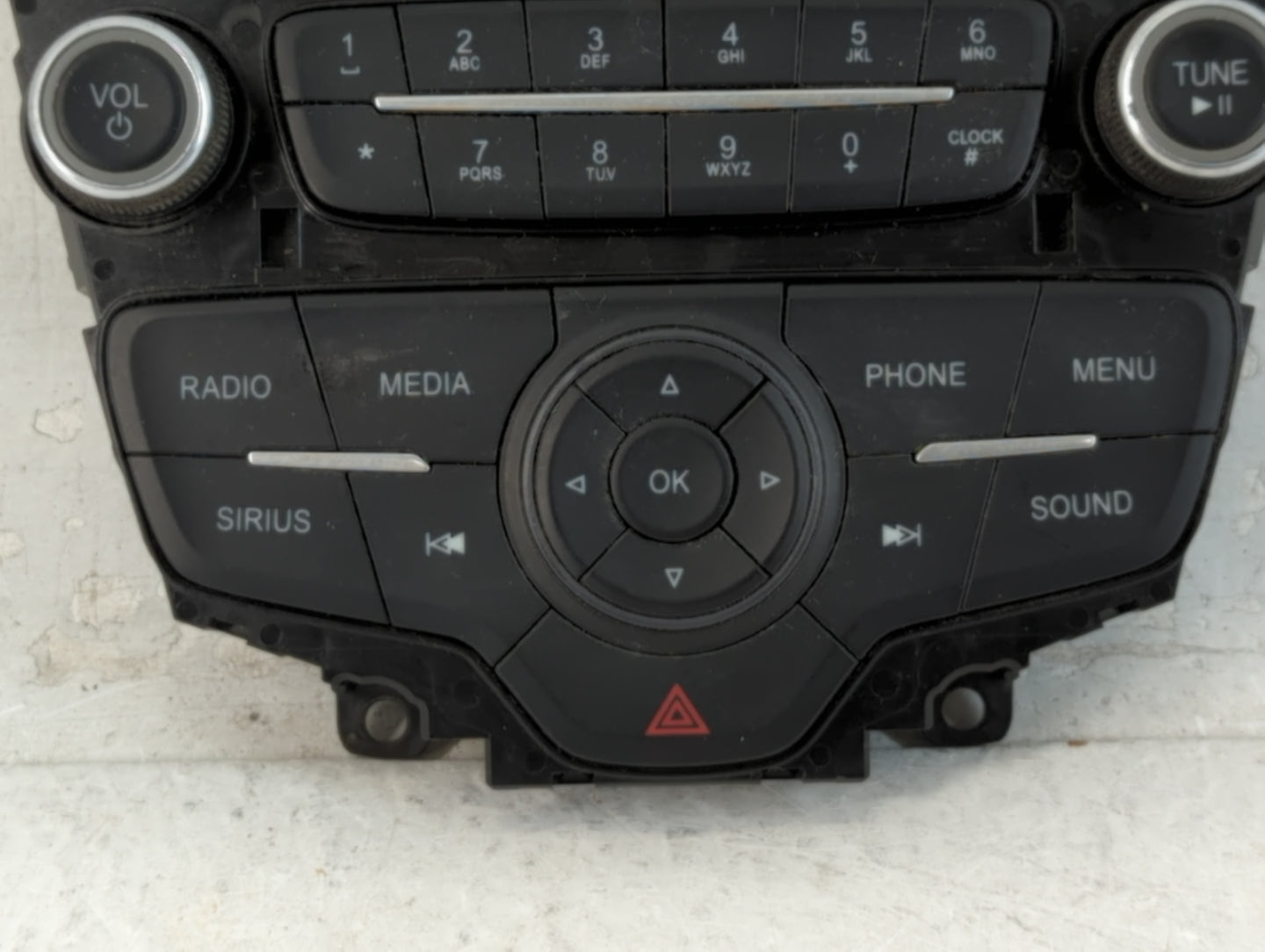 2015-2018 Ford Focus Radio AM FM Cd Player Receiver Replacement P/N:J1ET18K811KA F1ET18K811KA Fits Fits 2015 2016 2017 2018 