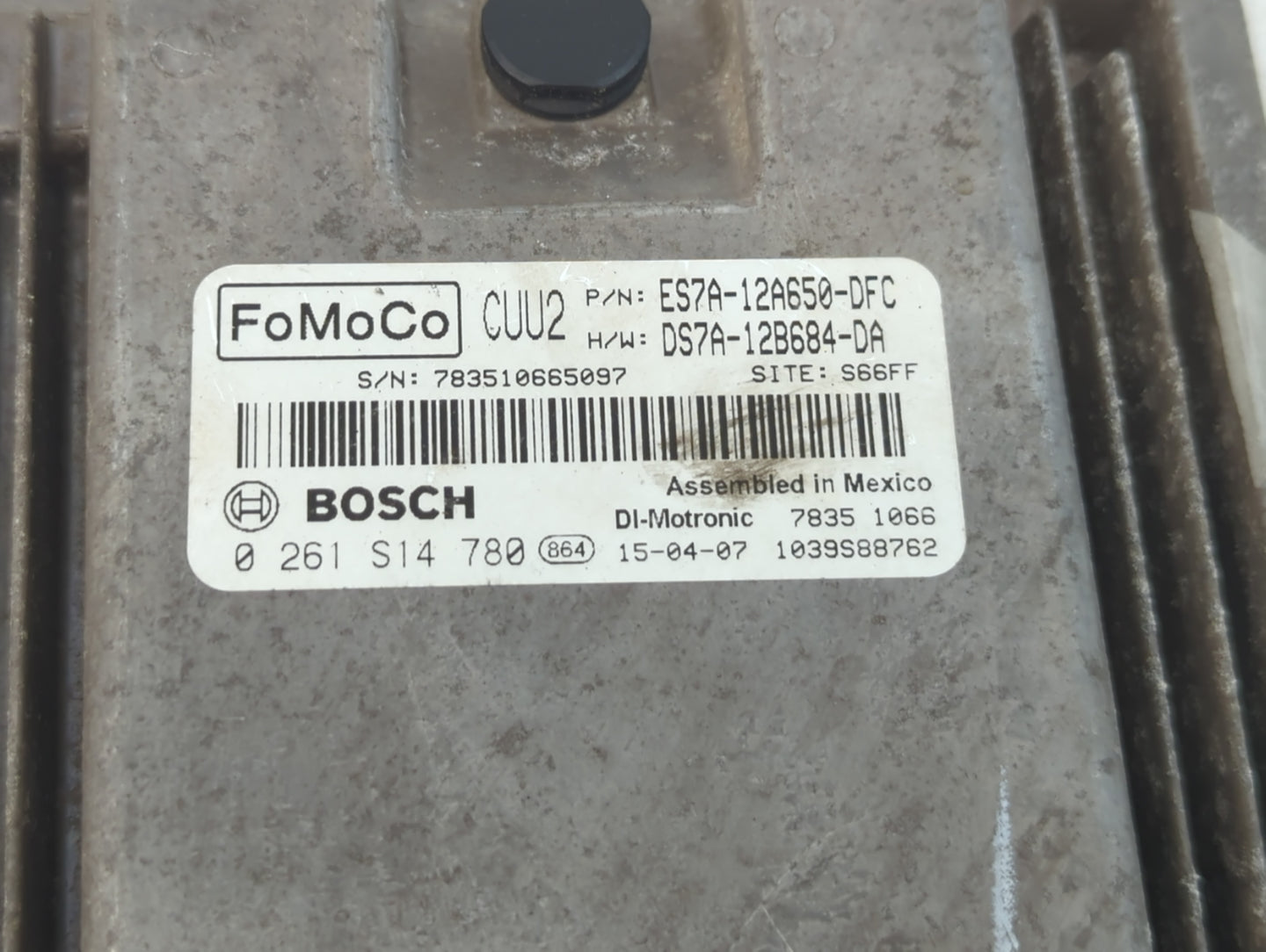 2014-2016 Ford Fusion PCM Engine Control Computer ECU ECM PCU OEM P/N:DS7A-12B684-DA ES7A-12A650-DFC Fits Fits 2014 2015 201
