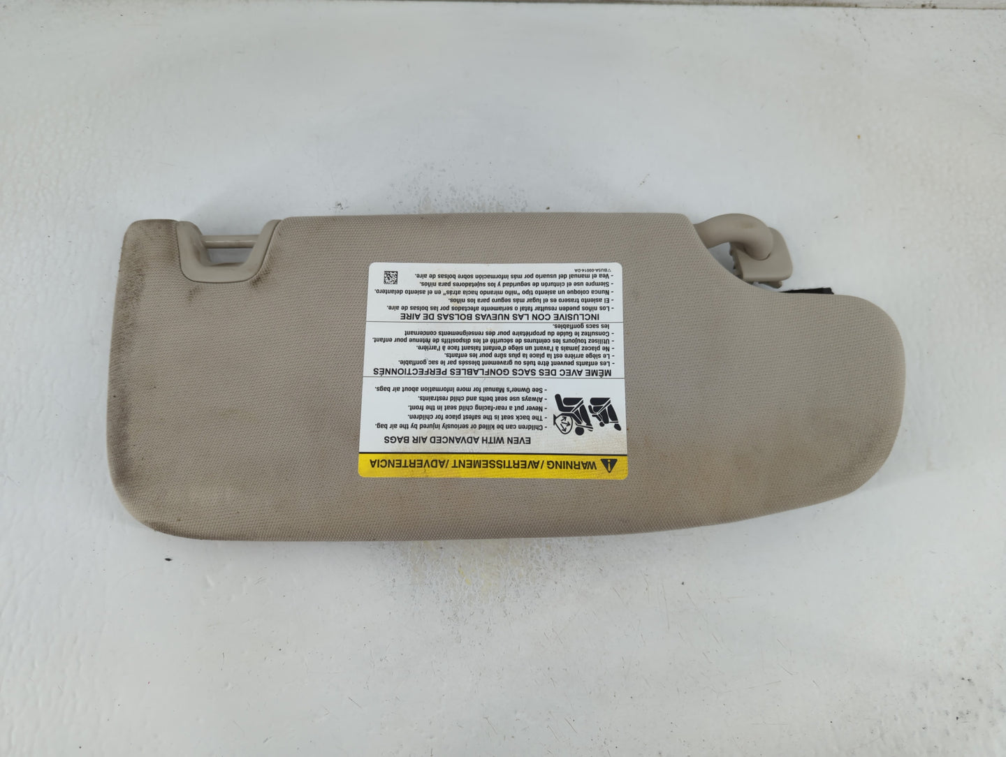 2015-2016 Ford Fusion Sun Visor Shade Replacement Passenger Right Mirror Fits Fits 2015 2016 OEM Used Auto Parts - Oemusedau