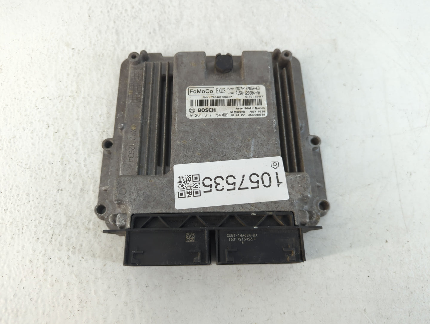 2016 Ford Fusion PCM Engine Control Computer ECU ECM PCU OEM P/N:FJ5A-12B684-AA GS7A-12A650-KD Fits OEM Used Auto Parts - Oe