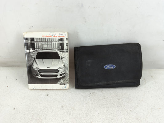 2016 Ford Fusion Owners Manual Book Guide P/N:GE5J 19A321 AA OEM Used Auto Parts - Oemusedautoparts1.com