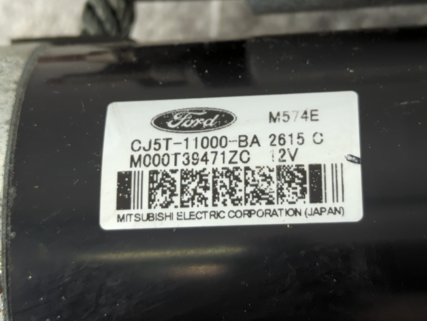 2013-2016 Ford Fusion Car Starter Motor Solenoid OEM P/N:M000T39471ZC CJ5T-11000-BA Fits Fits 2013 2014 2015 2016 OEM Used A