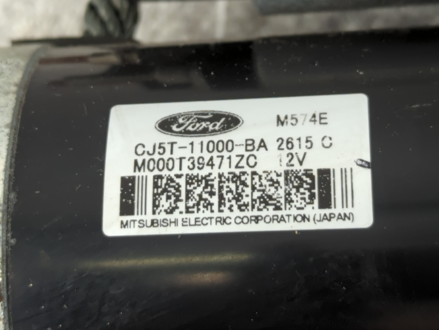 2013-2016 Ford Fusion Car Starter Motor Solenoid OEM P/N:M000T39471ZC CJ5T-11000-BA Fits Fits 2013 2014 2015 2016 OEM Used A