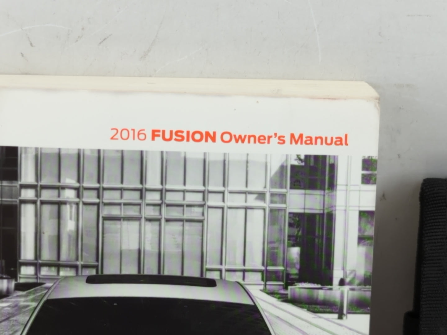 2016 Ford Fusion Owners Manual Book Guide P/N:GE5J 19A321 AA OEM Used Auto Parts - Oemusedautoparts1.com