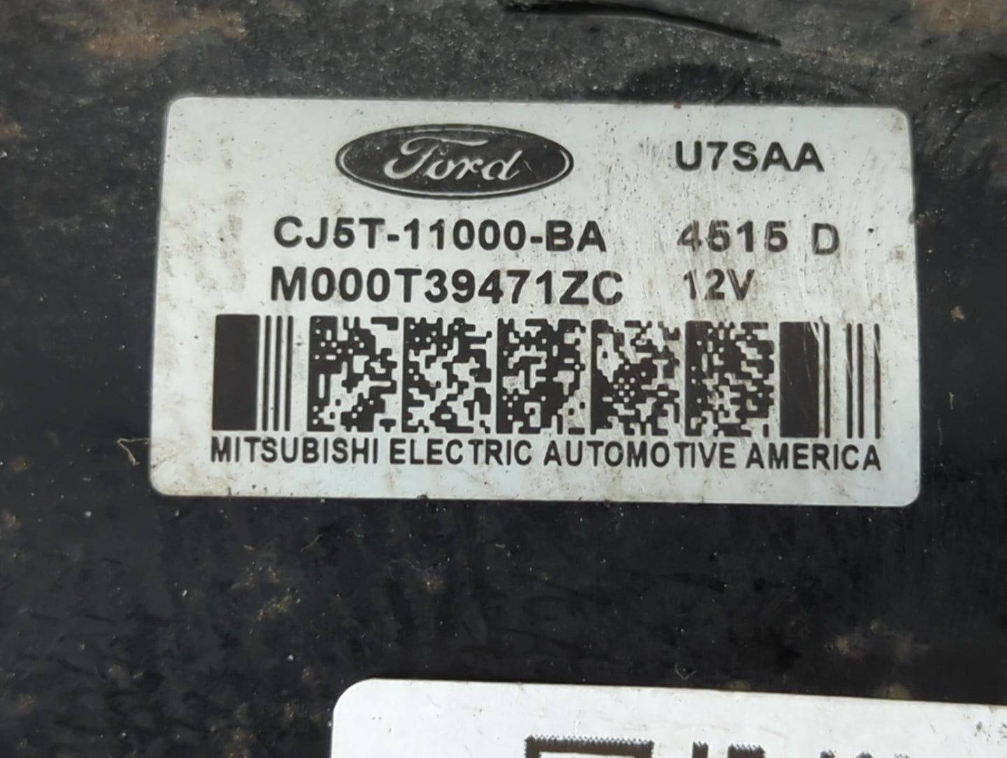 2013-2016 Ford Fusion Car Starter Motor Solenoid OEM P/N:M000T39471ZC CJ5T-11000-BA Fits Fits 2013 2014 2015 2016 OEM Used A