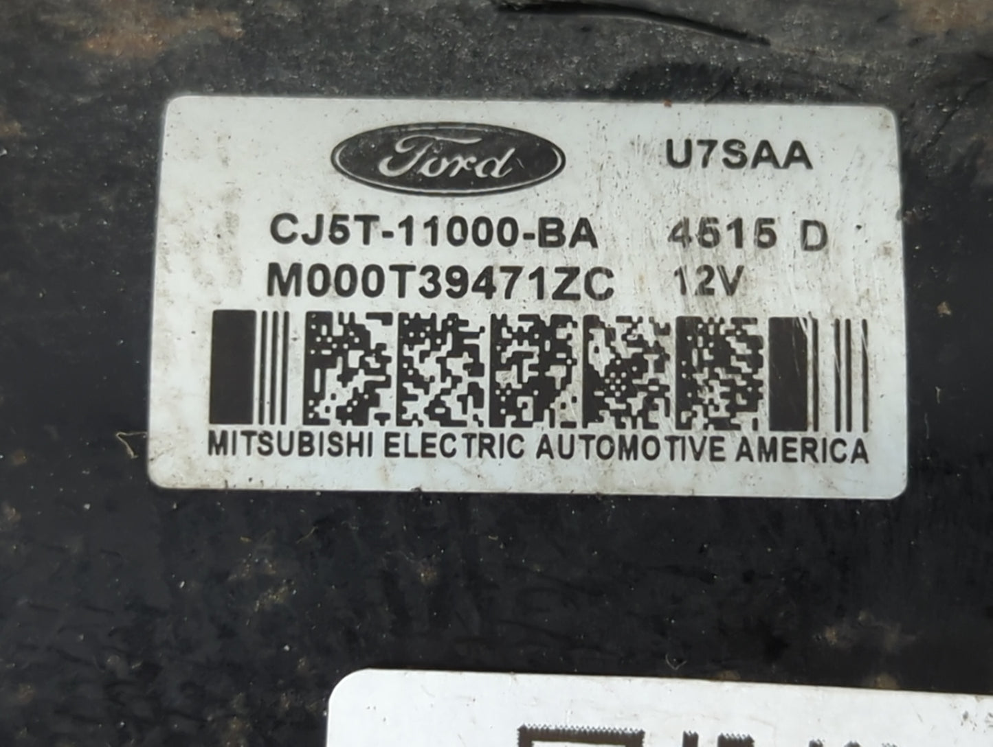 2013-2016 Ford Fusion Car Starter Motor Solenoid OEM P/N:M000T39471ZC CJ5T-11000-BA Fits Fits 2013 2014 2015 2016 OEM Used A