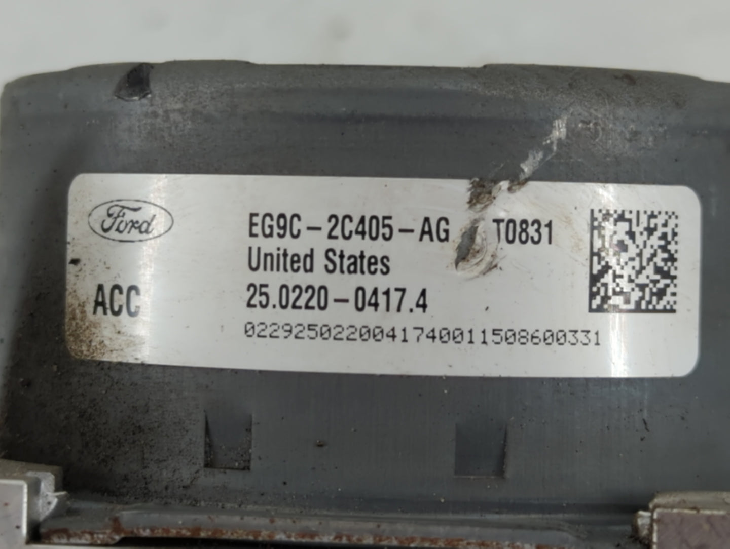 2014-2016 Ford Fusion ABS Pump Control Module Replacement P/N:EG9C-2C405-AG Fits Fits 2014 2015 2016 OEM Used Auto Parts - O