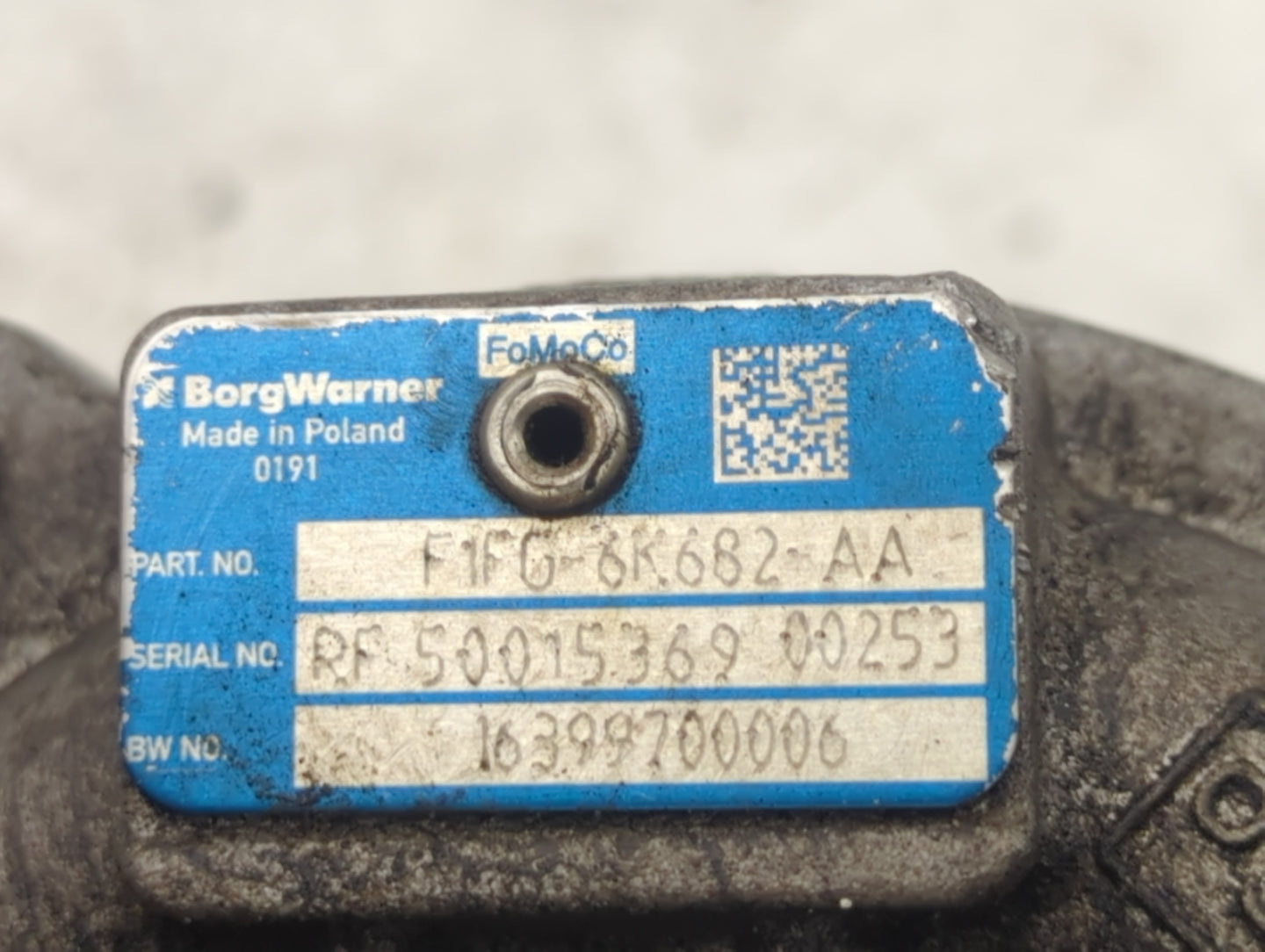 2014 Ford Fusion Turbocharger Turbo Charger Super Charger Supercharger - Oemusedautoparts1.com