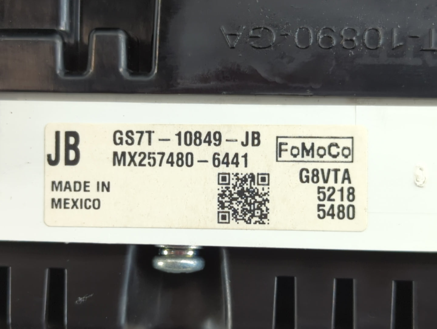 2016 Ford Fusion Instrument Cluster Speedometer Gauges P/N:GS7T-10849-JB Fits OEM Used Auto Parts - Oemusedautoparts1.com