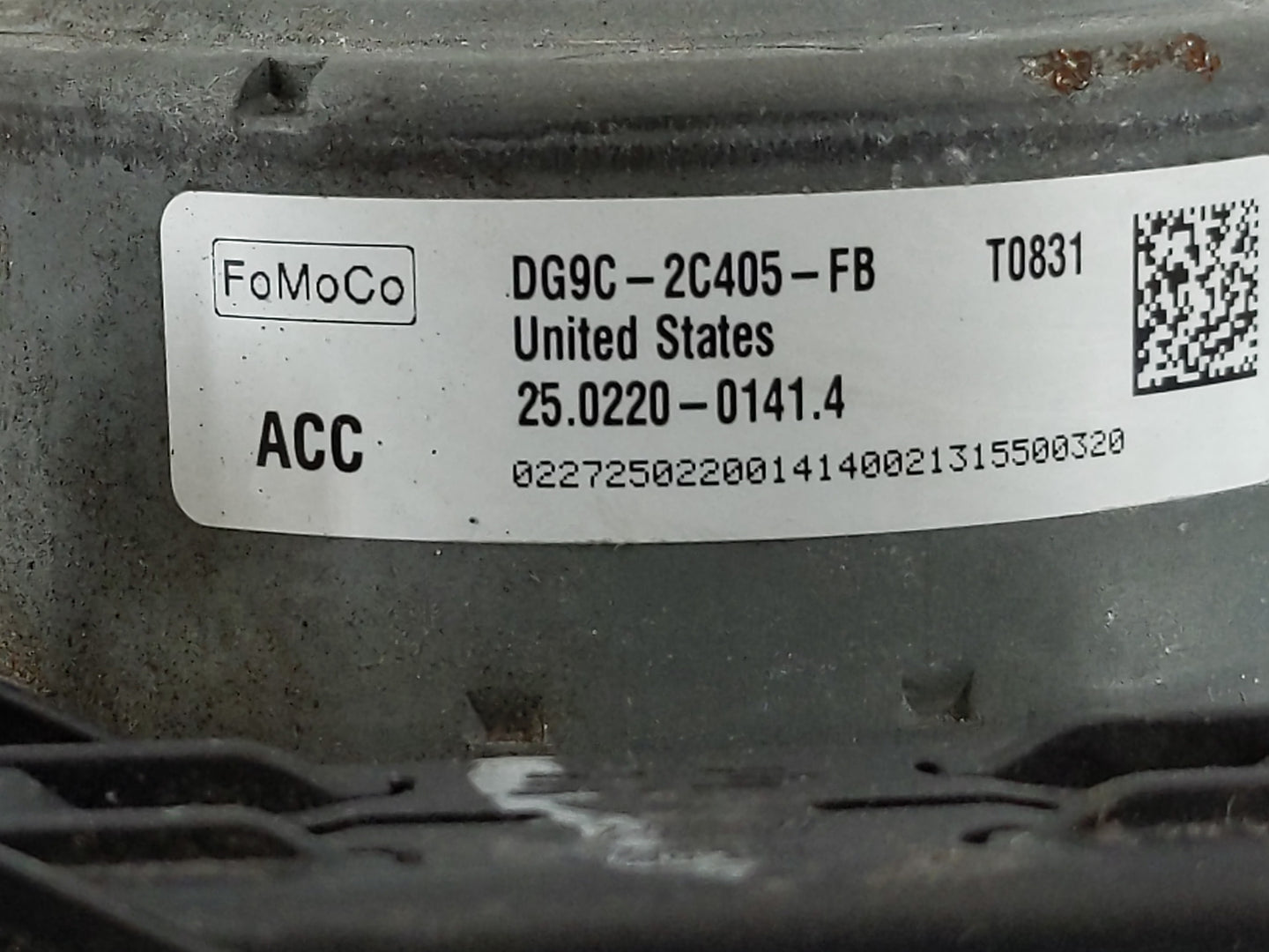 2014-2016 Ford Fusion ABS Pump Control Module Replacement P/N:DG9C-2C405-FB Fits Fits 2014 2015 2016 OEM Used Auto Parts - O
