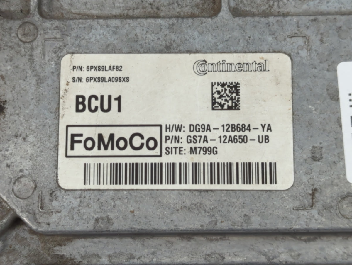 2014-2016 Ford Fusion PCM Engine Control Computer ECU ECM PCU OEM P/N:DG9A-12B684-YA Fits 2014 2015 2016 OEM Used Auto Parts