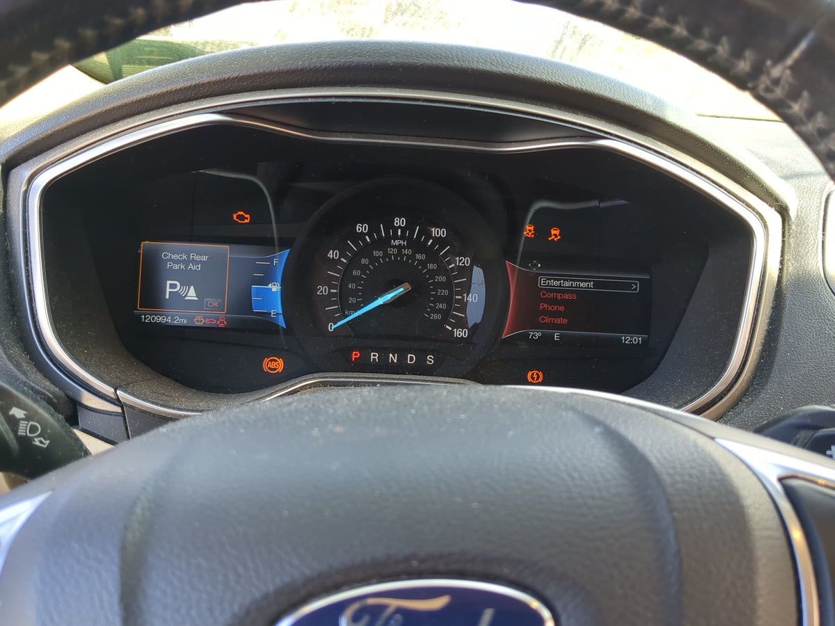 2016 Ford Fusion Instrument Cluster Speedometer Gauges Miles:121K Fits OEM Used Auto Parts - Oemusedautoparts1.com