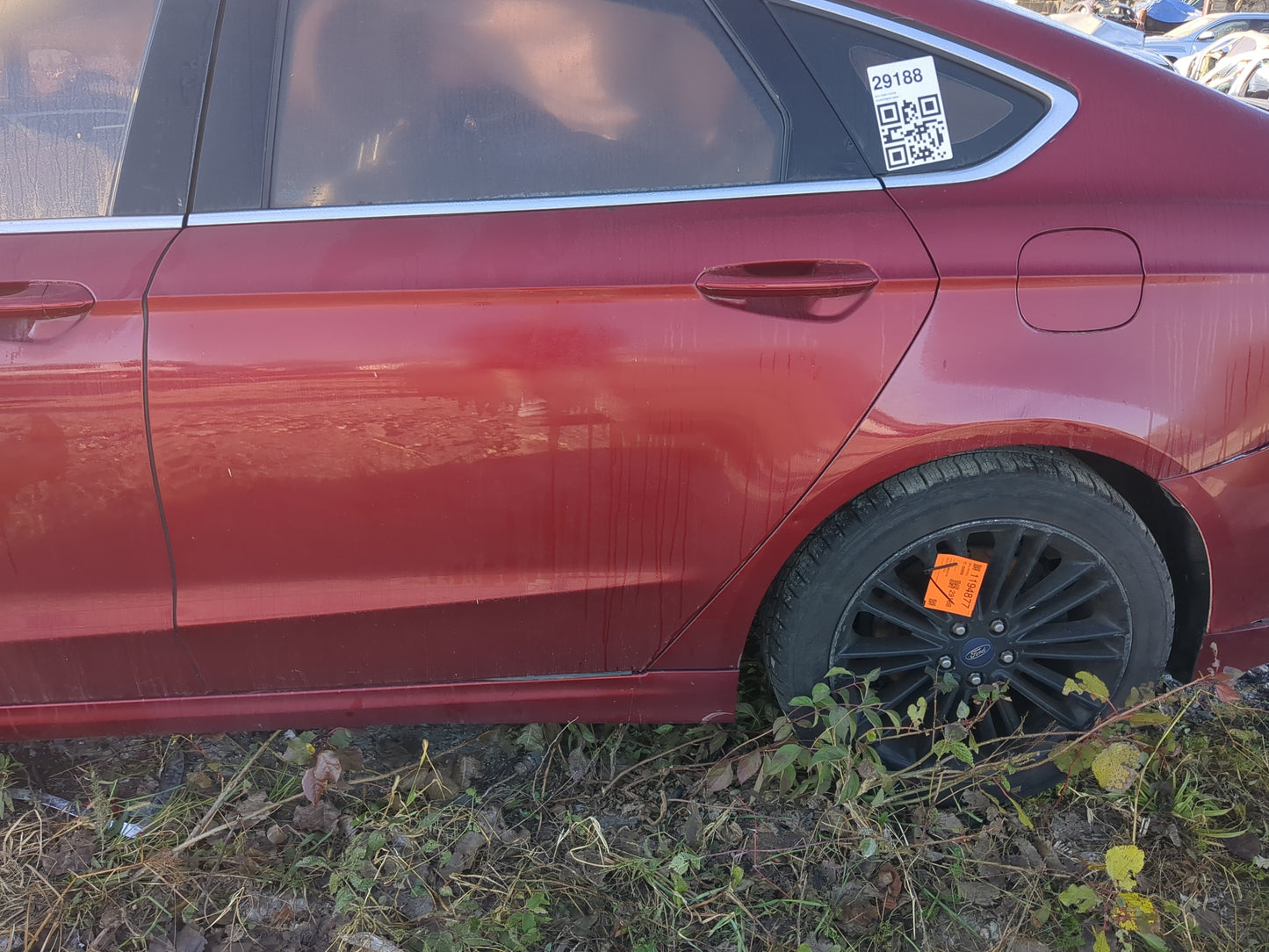2013-2016 Ford Fusion Driver Rear Door Oem - Oemusedautoparts1.com