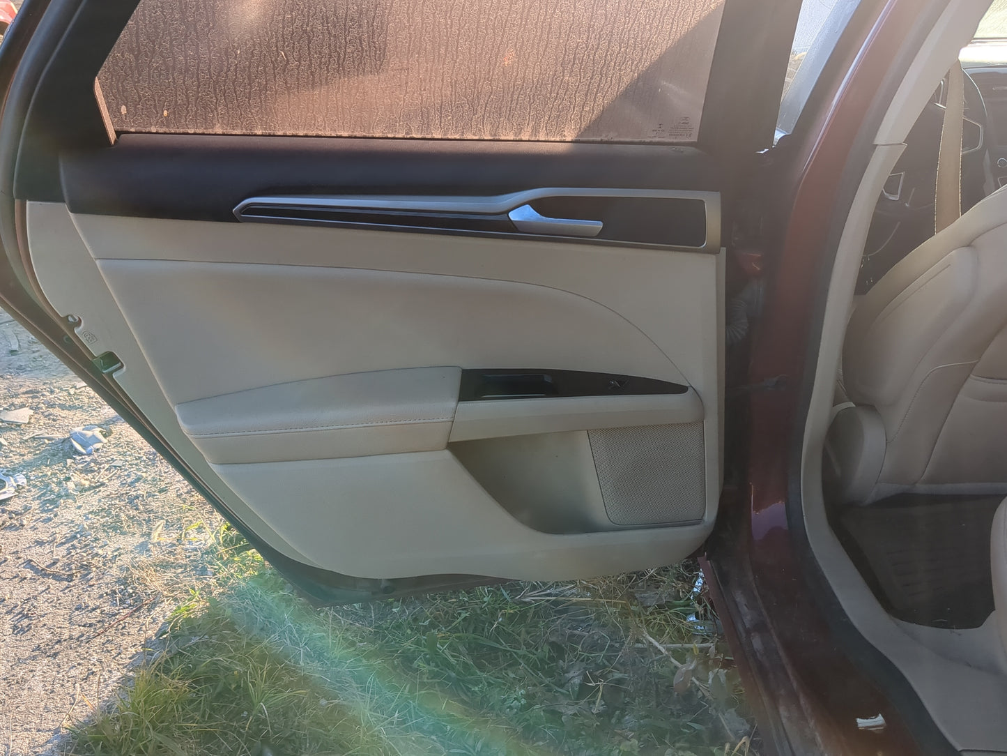 2013-2016 Ford Fusion Driver Rear Door Oem 1197945 - Oemusedautoparts1.com