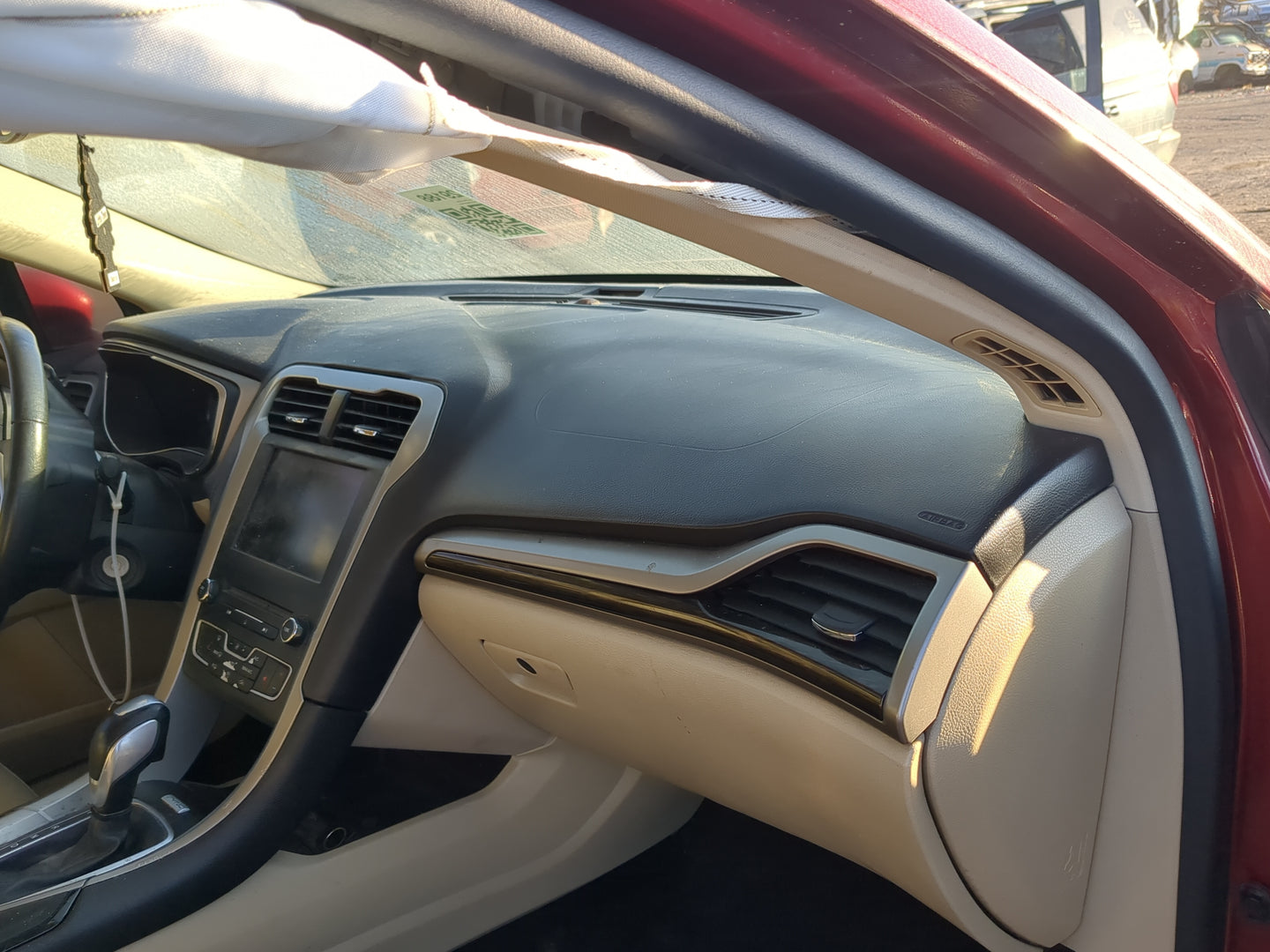 2013-2016 Ford Fusion Air Bag Passenger Right Dashboard OEM Fits Fits 2013 2014 2015 2016 OEM Used Auto Parts - Oemusedautop